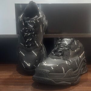Balenciaga Black Logo Sneakers